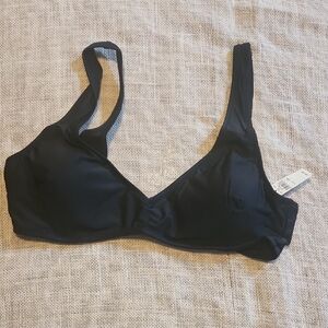 Aerie Black Bikini with Wide Straps